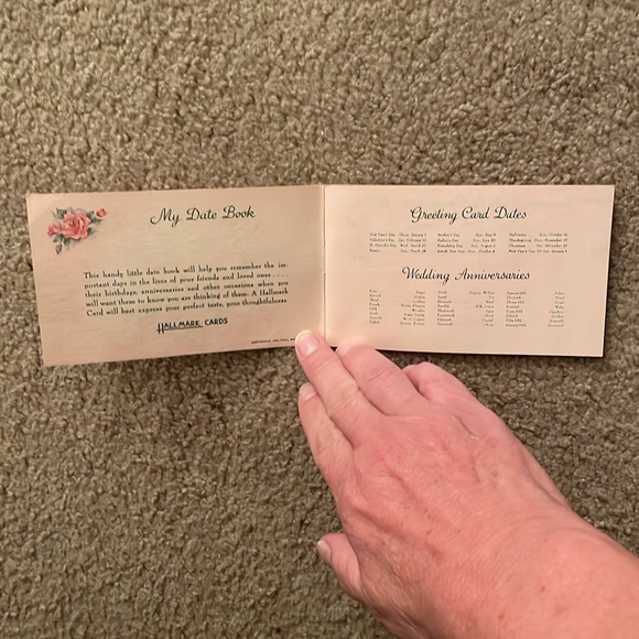 1948 My Hallmark Date Book From Tower Gift Shop Columbus, Ohio - Picture 3 of 6